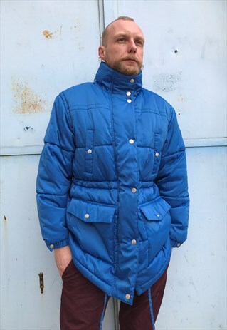 VINTAGE 90' OLDSCHOOL COOL UNISEX PUFFER JACKET