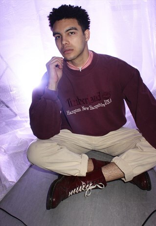 VINTAGE TIMBERLAND MAROON SWEATSHIRT