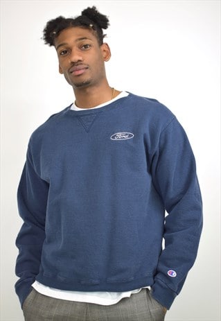 VINTAGE 90S CHAMPION BLUE 'FORD' SWEATSHIRT