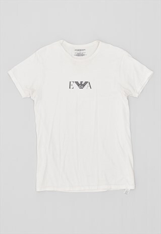 VINTAGE 90'S EMPORIO ARMANI T-SHIRT TOP WHITE