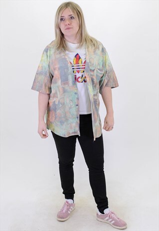 VINTAGE FESTIVAL PATTERN SHIRT