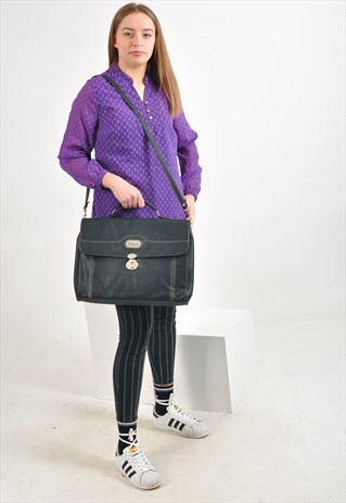 VINTAGE LEATHER LUGGAGE BAG