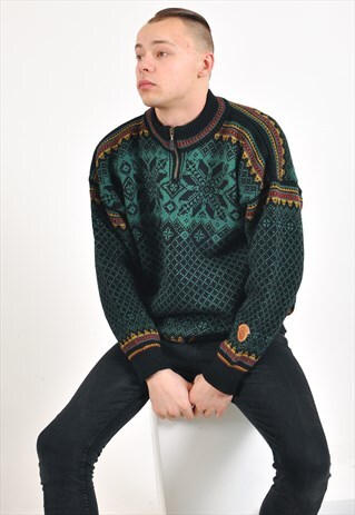 VINTAGE 90'S 1/4 ZIP JUMPER
