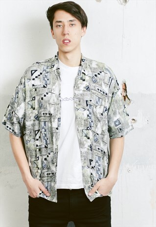 VINTAGE 90S PATTERNED SHIRT