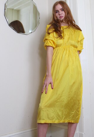 YELLOW VINTAGE DRESS