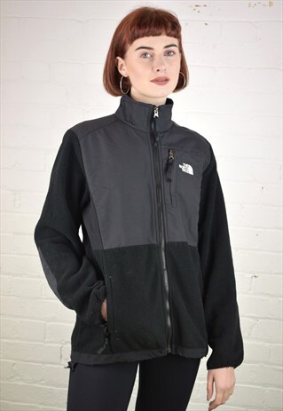VINTAGE 90'S NORTH FACE ZIP-UP FLEECE JACKET