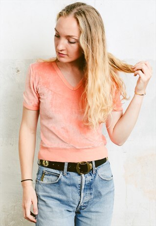 VINTAGE 80S VELVET T-SHIRT