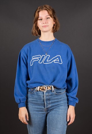 fila sweatshirt blue