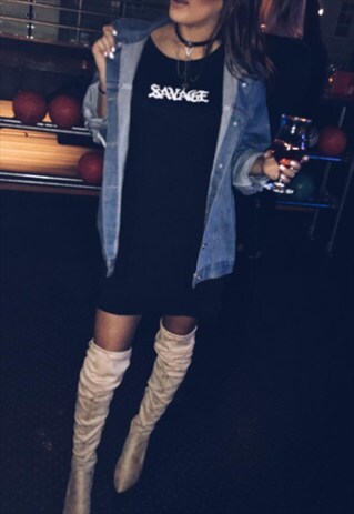 SAVAGE T SHIRT DRESS