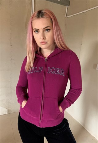 VINTAGE TOMMY HILFIGER SPELLOUT HOODIE