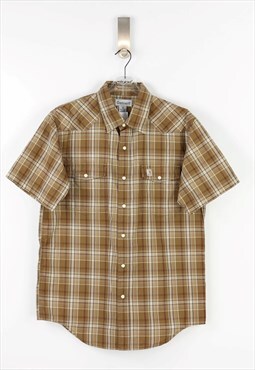 Carhartt Check Shirt in Brown - M