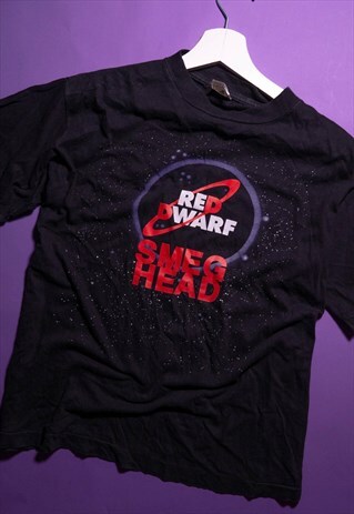 VINTAGE T-SHIRT RED DWARF SMEG HEAD SMALL 90S MOVIE