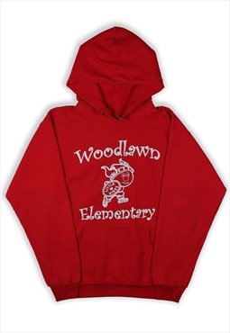 Vintage Red Woodlawn Hoodie Womens