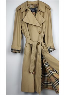 Vintage Burberry Trenchcoat in Camel with Nova Check