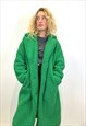 Wool Coat in Green 