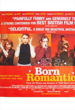 BORN ROMANTIC 2000 Original Vintage Quad Movie Poster
