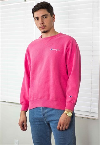 VINTAGE CHAMPION SWEATSHIRT JUMPER LOGO 90S L 17