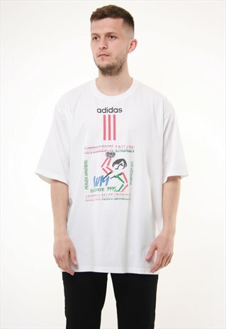 90S VINTAGE ADIDAS HANDBALL 1995 OLDSCHOOL T-SHIRT 14236