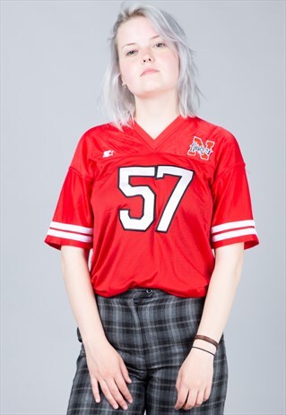90'S STARTER HUSKERS AMERICAN FOOTBALL JERSEY