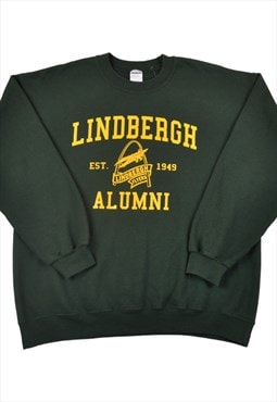 Vintage Lindbergh Flyers Alumni Sweatshirt Black Large