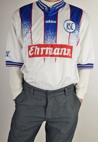 VINTAGE ADIDAS FOOTBALL KARLSHRUHE SHIRT '96-'98