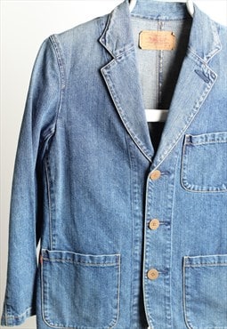 Vintage Levi's Jeans Denim Jacket Blazer Blue