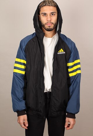 VINTAGE ADIDAS OUTDOOR REVERSIBLE FLEECE JACKET ASM2012
