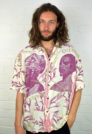 VINTAGE 90'S PATTERNED SHIRT