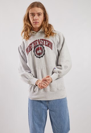 VINTAGE CHAMPION NORTHEASTERN UNIVERSITY HOODIE