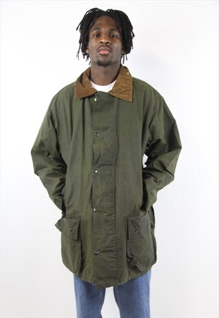 VINTAGE KHAKI WAX JACKET