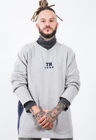 VINTAGE 80S TOMMY HILFIGER SWEATSHIRT / S0859