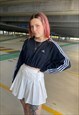 VINTAGE ADIDAS REWORK EMBROIDERED CROPPED SWEATSHIRT