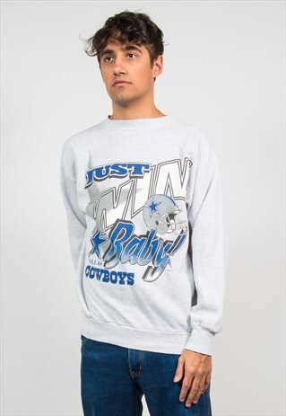 VINTAGE NFL SWEATSHIRT DALLAS COWBOYS AMERICAN FOOTBALL