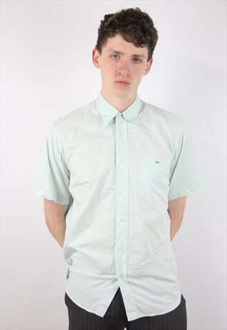 VINTAGE LACOSTE PALE GREEN SHIRT