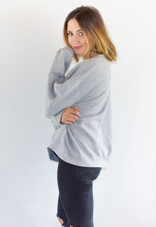 VINTAGE FLECKED GREY AMERICAN SWEATSHIRT