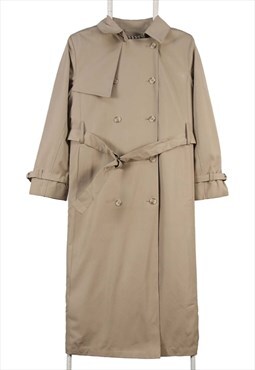 London Fog 90's Double Breasted Trench Coat XLarge Beige Cre