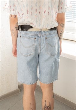 Vintage Blue Denim Shorts