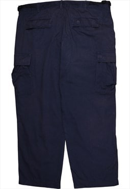 Active 90's Cargo Pockets Trousers / Pants XLarge Blue