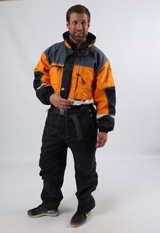 VINTAGE ASTROLABIO FULL SKI SUIT TALL UK L 42-44" (5BY)