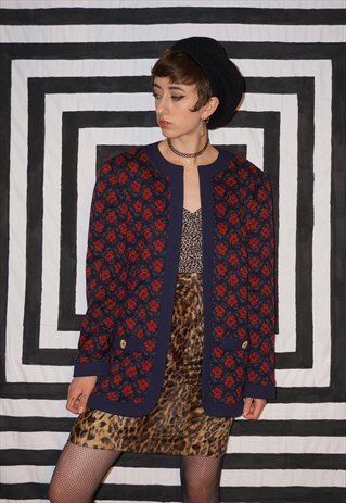 VINTAGE 80'S FLORAL JACKET
