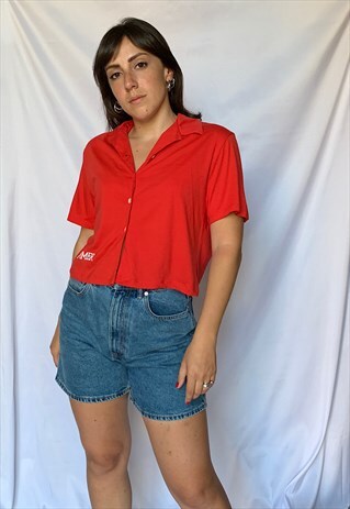 VINTAGE 90S SHIRT IN RED
