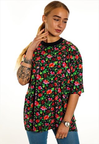 VINTAGE PATTERNED T-SHIRT T317