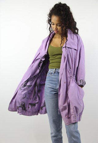 VINTAGE LILAC PARKA JACKET