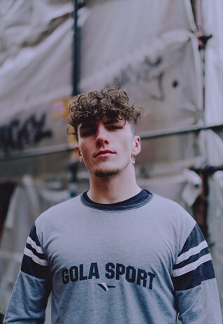 VINTAGE GOLA SPELL OUT LONG SLEEVED TOP
