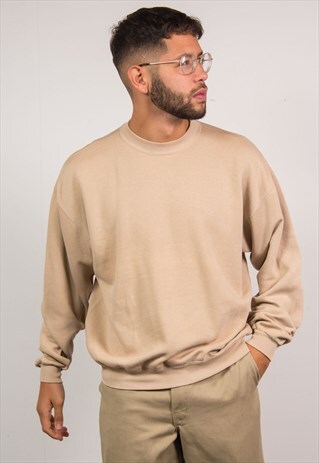 VINTAGE LEVIS BEIGE SWEATSHIRT SWEATER