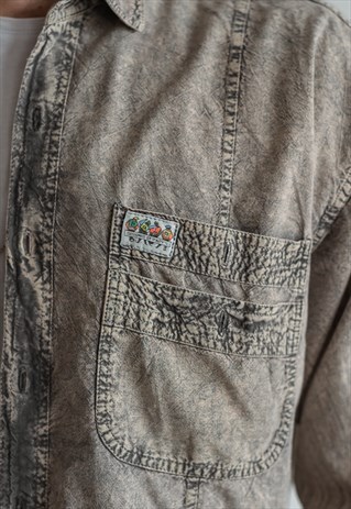 VINTAGE 90S GRUNGE ACID WASH SHIRT