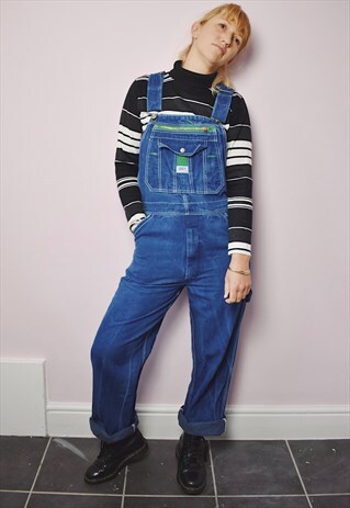 VINTAGE LIBERTY DUNGAREES UNISEX OVERALLS JUMPSUIT DENIM