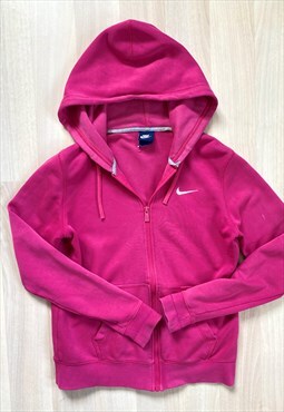 Y2K Nike Pink Zip Up Hooded Jacket