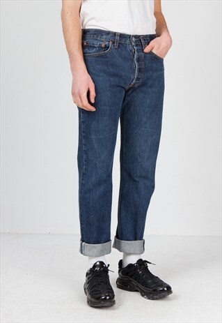 VINTAGE BLUE LEVI'S 501 FIT DENIM JEANS