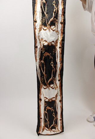 VINTAGE DETAILED SILKY SCARF